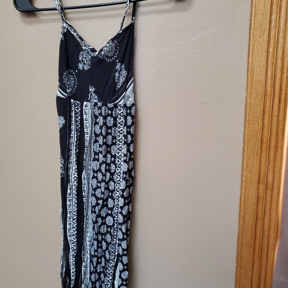 Split maxi dress